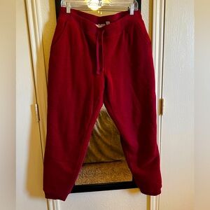 Super warm and fluffy sweatpants! I call them Santa’s pants!!